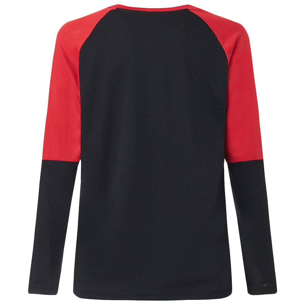 Oakley Switchback Long Sleeve Trail Tee - S - Blackout