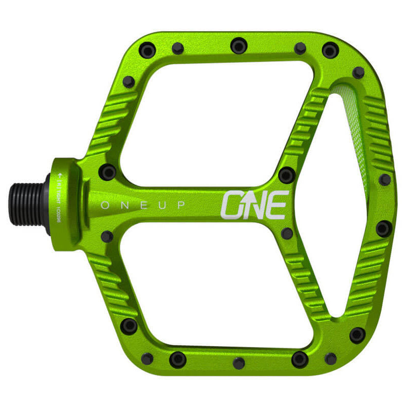 OneUp Components Aluminium Pedals - Green