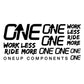 OneUp Components Carbon Bar Decal Sheet - Black