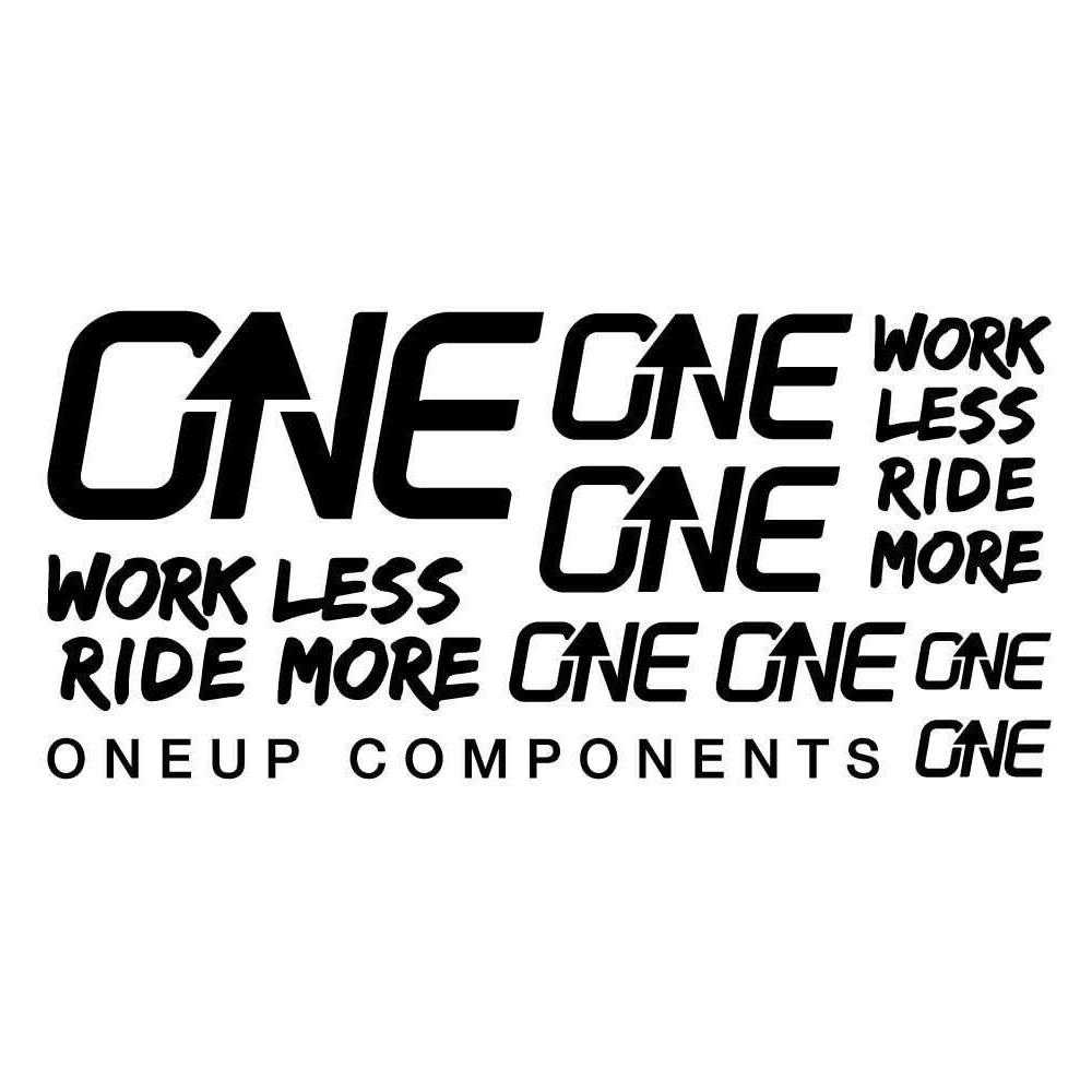OneUp Components Carbon Bar Decal Sheet - Black