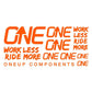 OneUp Components Carbon Bar Decal Sheet - Orange
