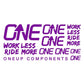OneUp Components Carbon Bar Decal Sheet - Purple