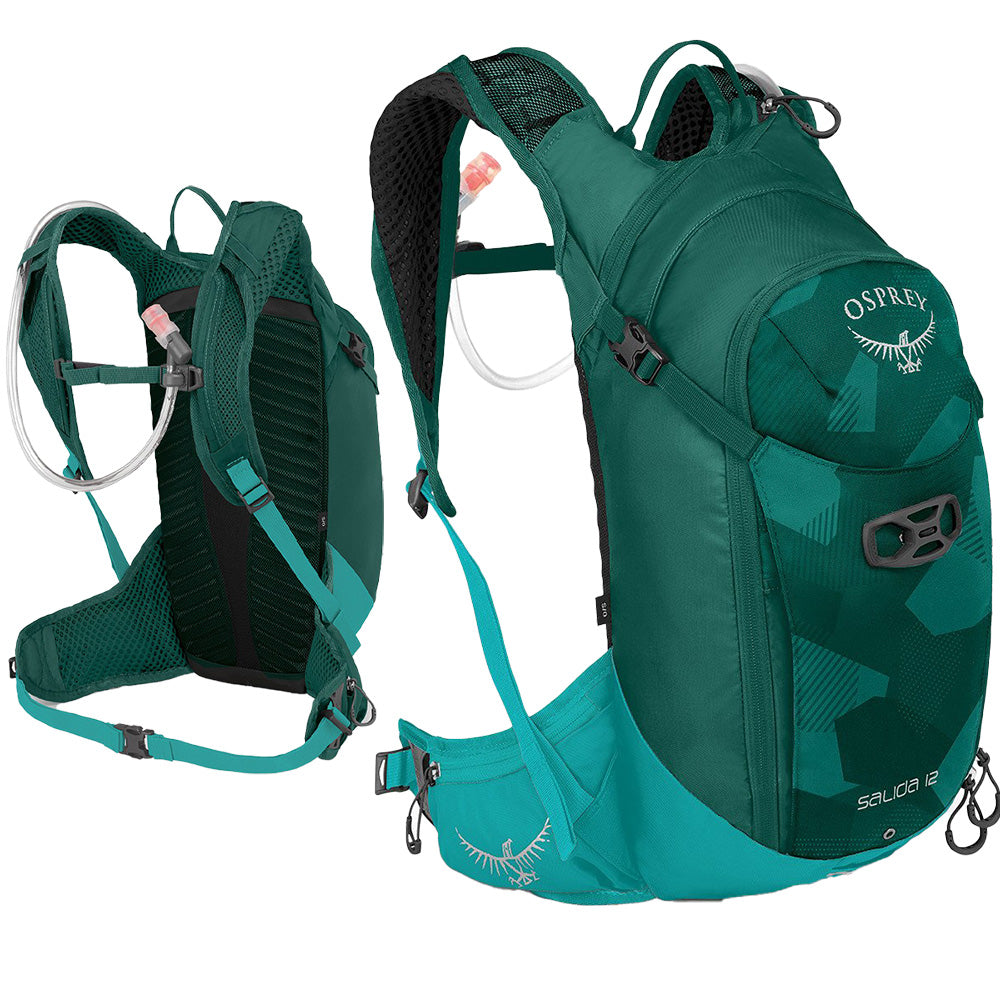 Mochila De Ciclismo Osprey Salida 8 Para Mujer - Compacta, Con Portacasco Y Ajuste Ergonómico