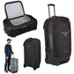 Osprey Transporter 90L Wheeled Duffel Bag - Black