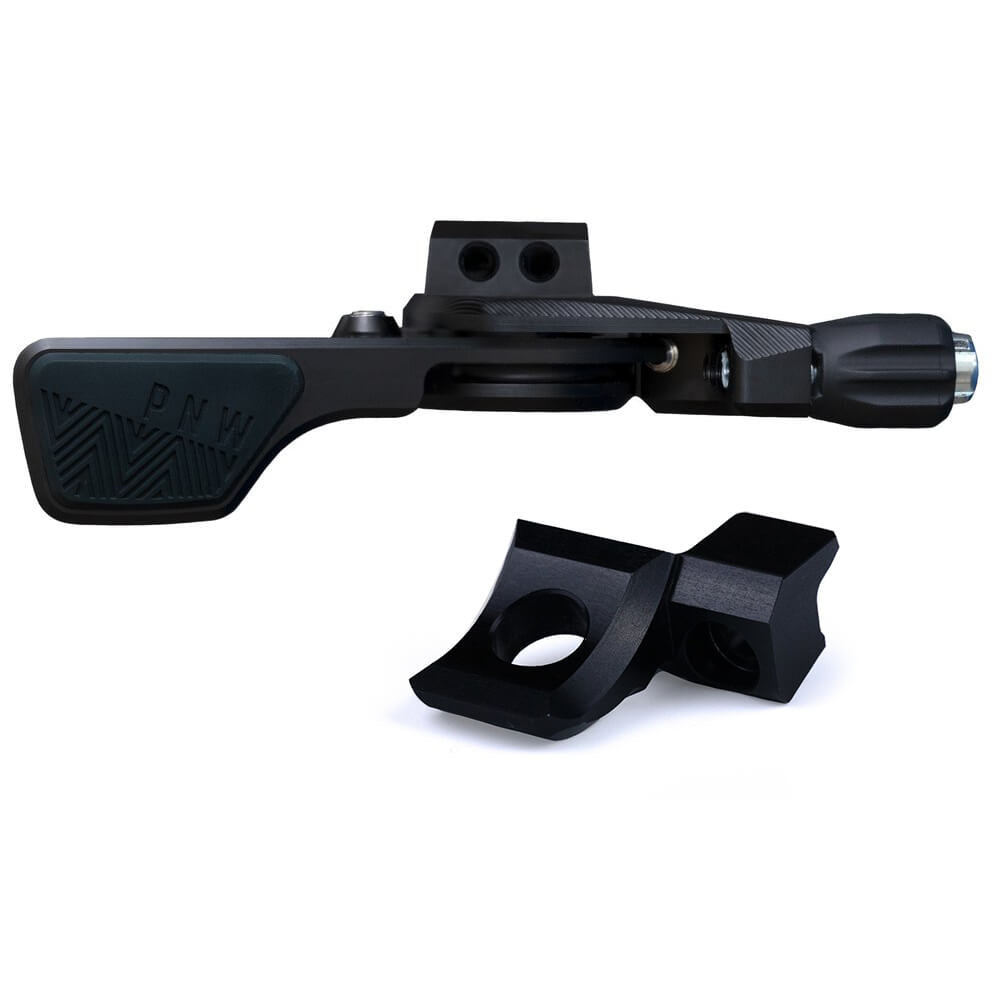 PNW Components Loam Dropper Lever Kit - Black - Black - SRAM MatchMaker X