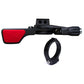 PNW Components Loam Dropper Lever Kit - Black - Red - 22.2mm Bar Clamp