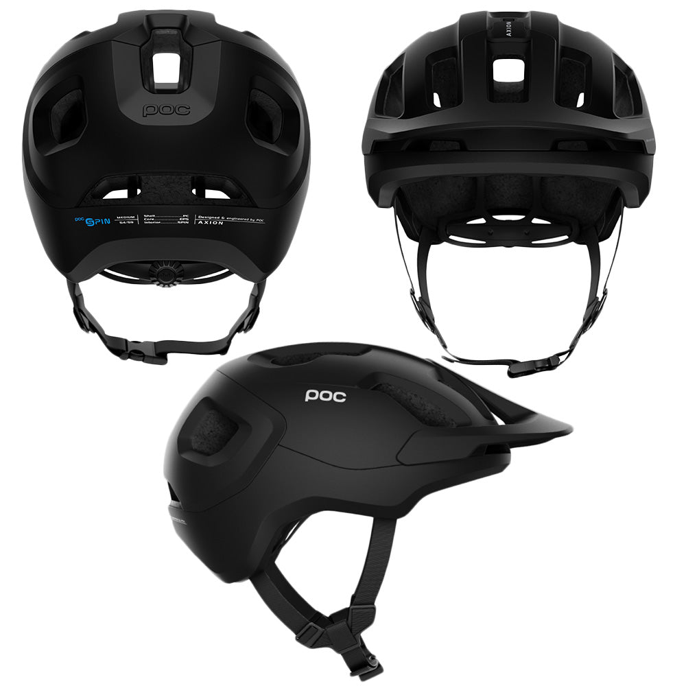 POC Axion Spin Helmet - XL-2XL - Matte Black