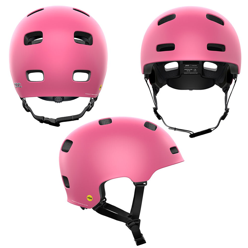 POC Crane MIPS Helmet - M-L - Actinium Pink Matte