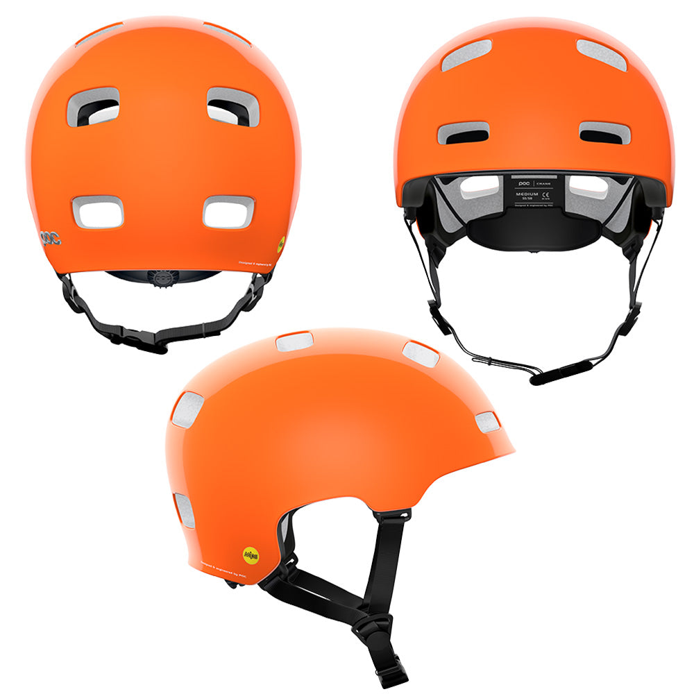 POC Crane MIPS Helmet - XS-S - Fluorescent Orange