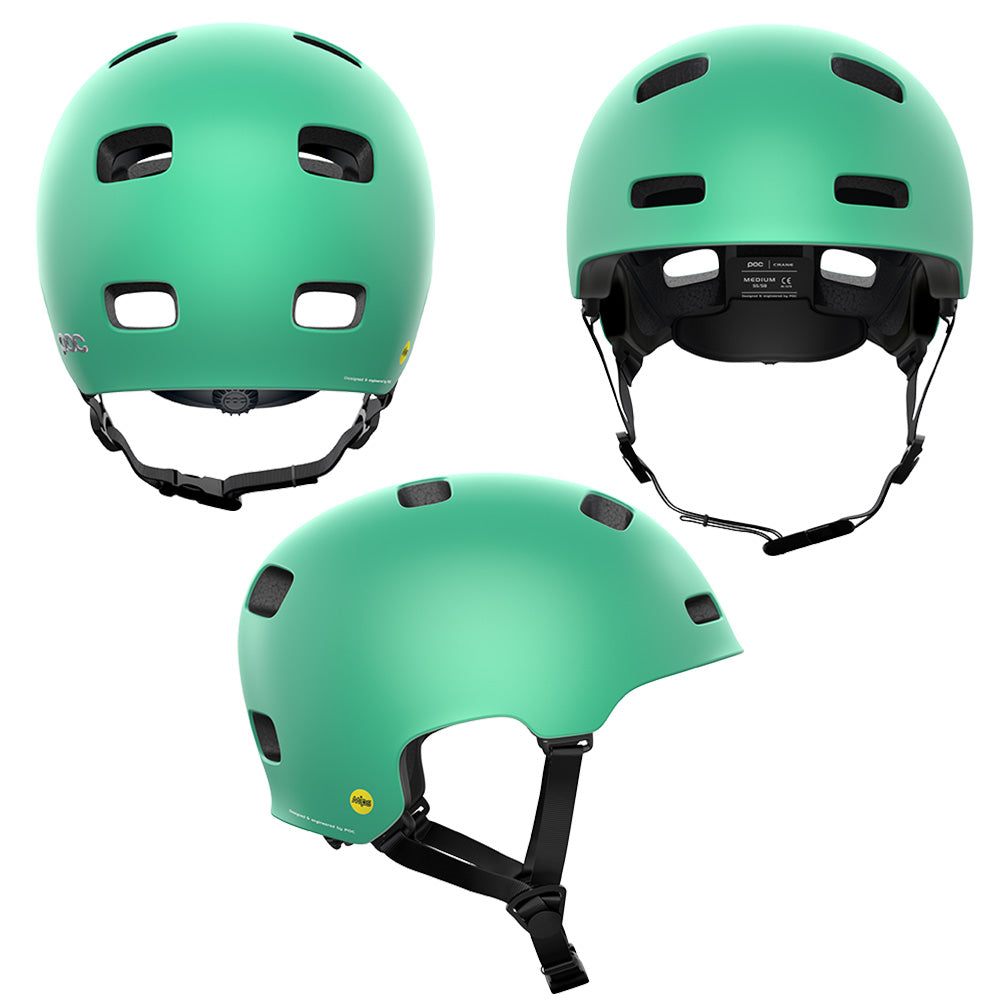 POC Crane MIPS Helmet - M-L - Fluorite Green Matte