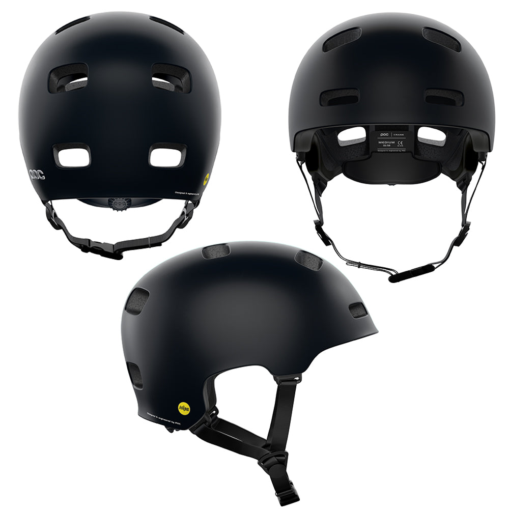 POC Crane MIPS Helmet - M-L - Matte Black