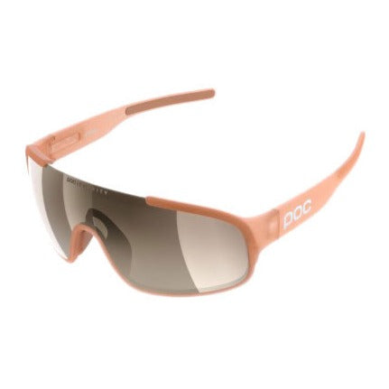 POC Crave Sunglasses - One Size Fits Most - Light Citrine Orange Brown Silver Mirror Lens