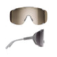 POC Devour Sunglasses - Moonstone Grey - Brown - Silver Mirror Lens