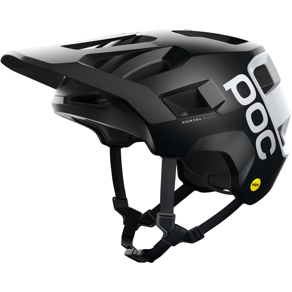 POC Kortal Race MIPS Helmet - XS-S - Uranium Matte Black - Hydrogen White