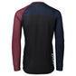 POC MTB Pure Long Sleeve Jersey - 2XL - Propylene Red - Turmaline Navy - Uranium Black