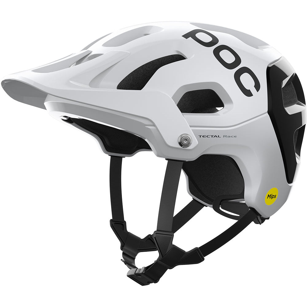 POC Tectal Race MIPS Helmet - S - Hydrogen White - Uranium Black