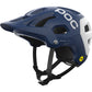 POC Tectal Race MIPS Helmet - M - Lead Blue - Hydrogen White Matte
