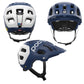 POC Tectal Race MIPS Helmet - M - Lead Blue - Hydrogen White Matte