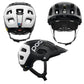 POC Tectal Race MIPS Helmet - L - Uranium Black - Hydrogen White Matte