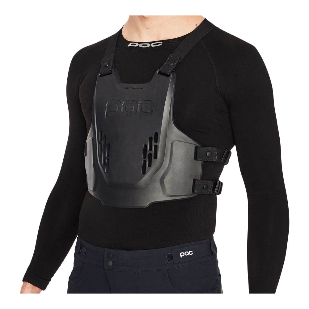 POC VPD System Chest Protector - L-XL - Uranium Black