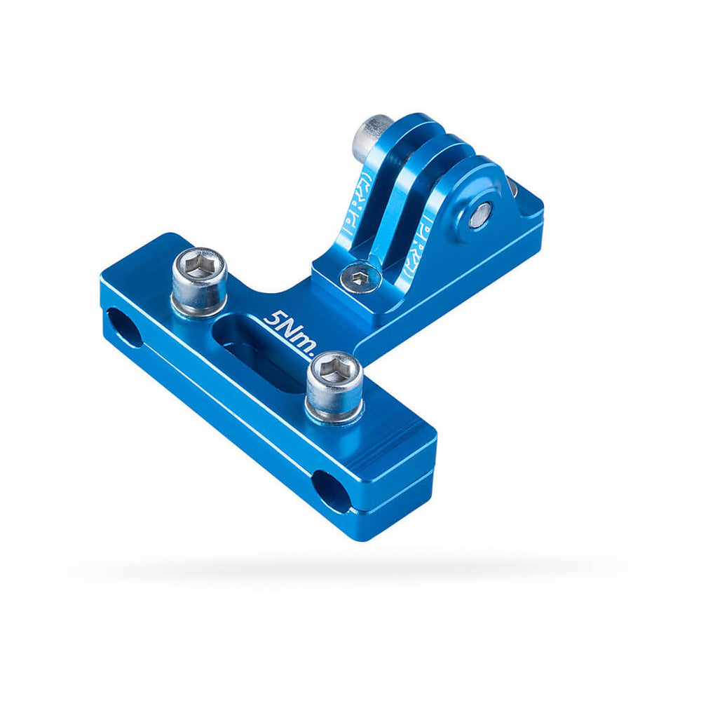 PRO GoPRO Alloy Camera Mount - Blue - Saddle Rail