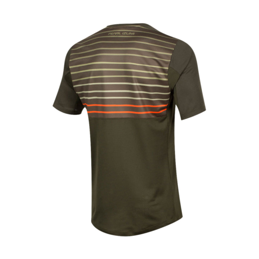 Pearl Izumi Launch Men's Short Sleeve Jersey - S - Forest - Willow Slope