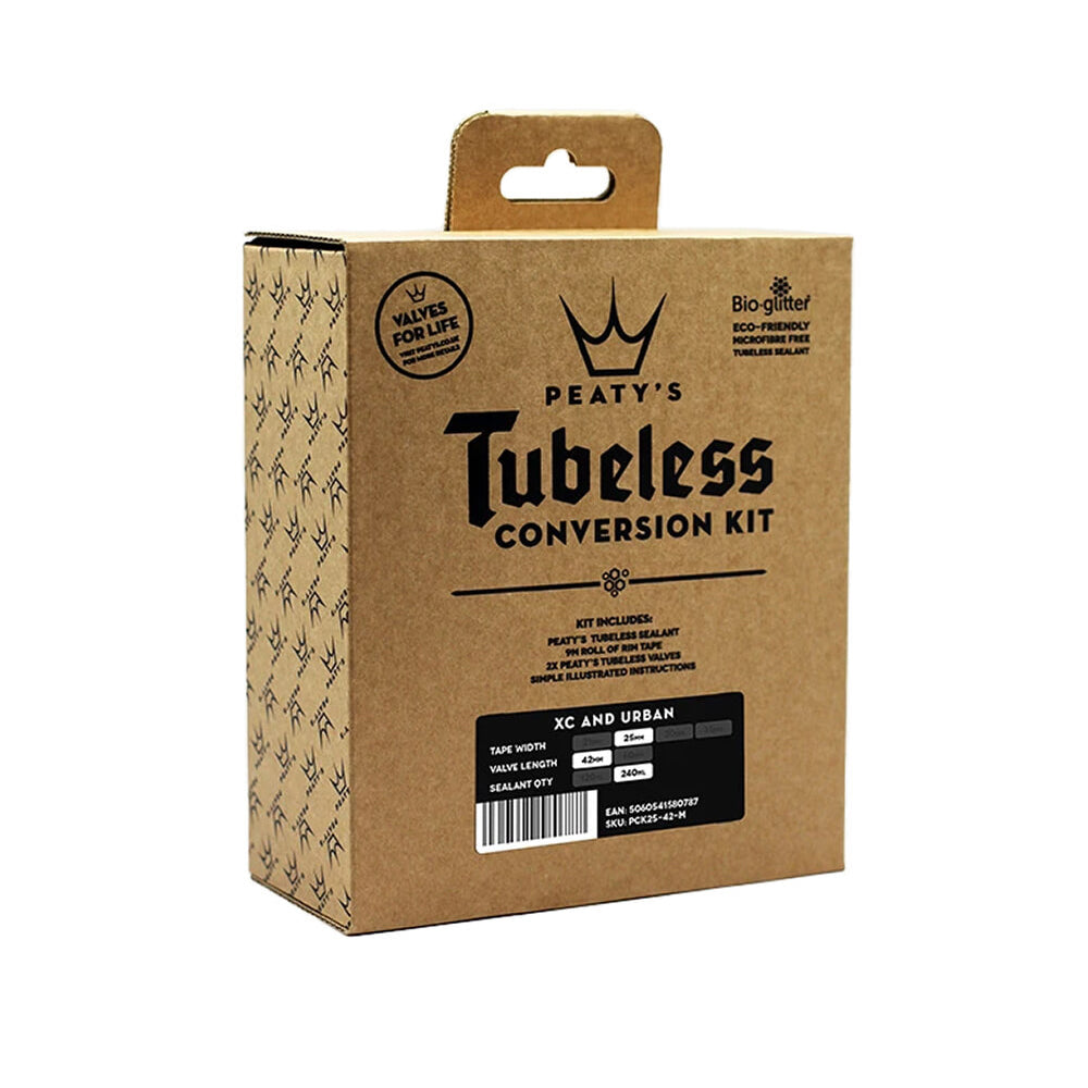 Peaty's Tubeless Conversion Kit - Presta - 42mm - 25mm Wide