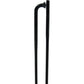 Pillar Plain Gauge PSR Spokes - Black - J-Bend - No Nipples Included - 258mm Long x 2.0mm - 2.2mm PSR Elbow - Pack Of 18