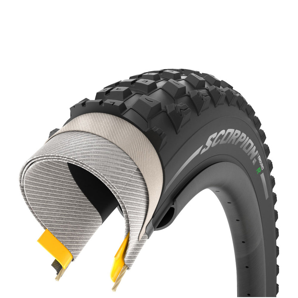 Pirelli Scorpion Enduro Rear Specific Tyre - Black - TR Folding - HardWall - SmartGrip - 2.6 Inch - 29 Inch