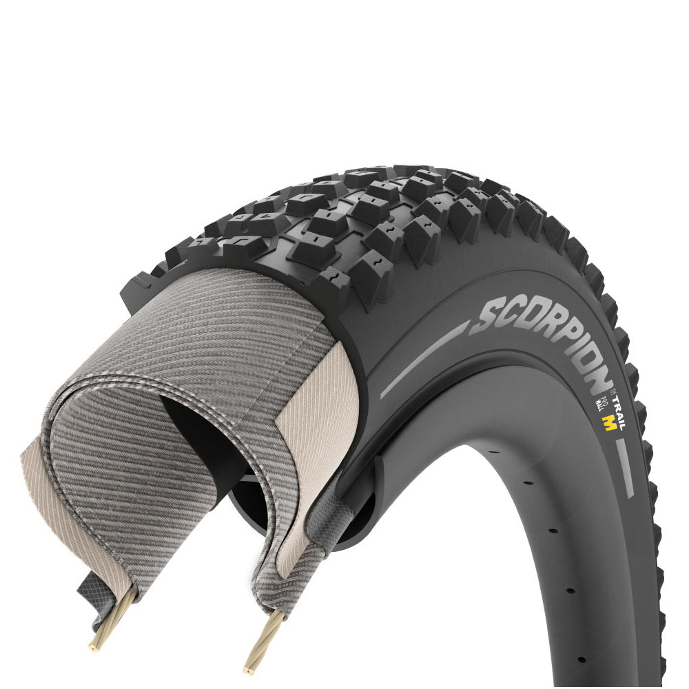 Pirelli Scorpion Trail Mixed Terrain Tyre - Black - TR Folding - ProWall - SmartGrip - 2.4 Inch - 29 Inch