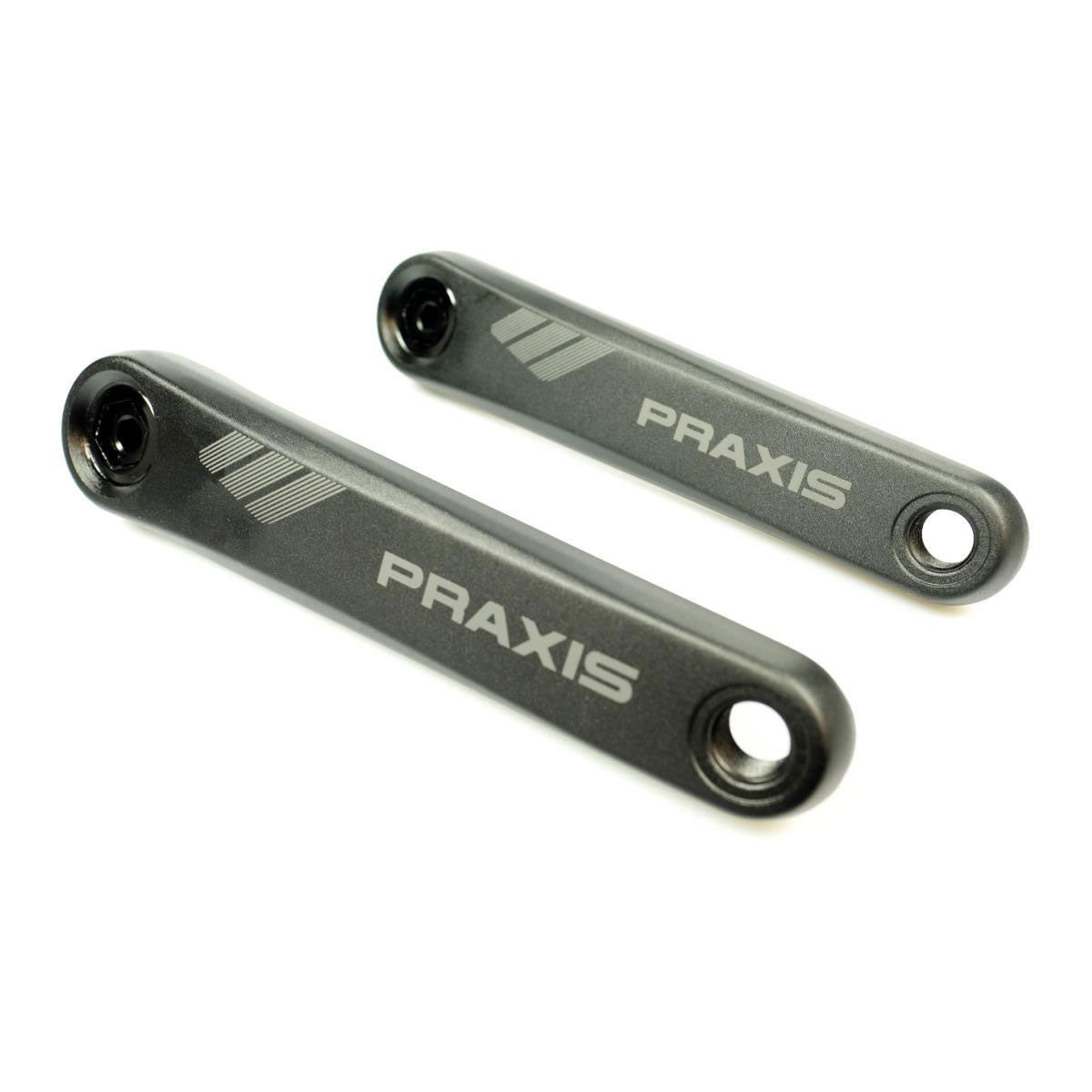 Praxis eCrank Alloy Crank Arms - ISIS - No Spider - No Chainring - Black - 160mm