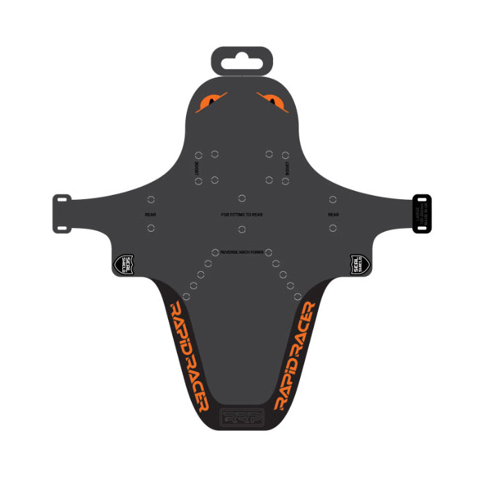 RRP Enduro Guard V4 Mud Guard - Orange - Large
