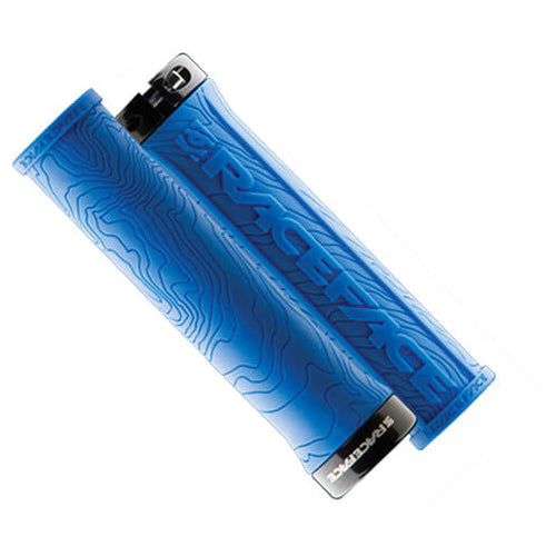 Race Face Half Nelson Lock On Grips - Blue With Black Clamps
