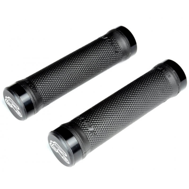 Renthal MTB Lock On Grips - Black With Black Clamps - Ultra Tacky