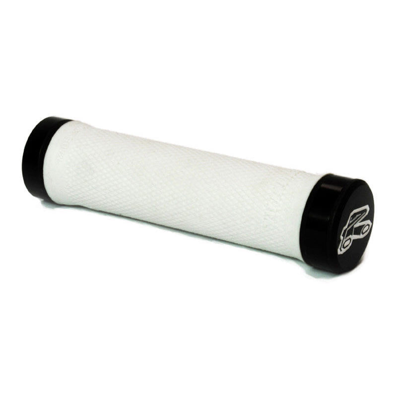 Renthal MTB Lock On Grips - White With Black Clamps - Super Comfort