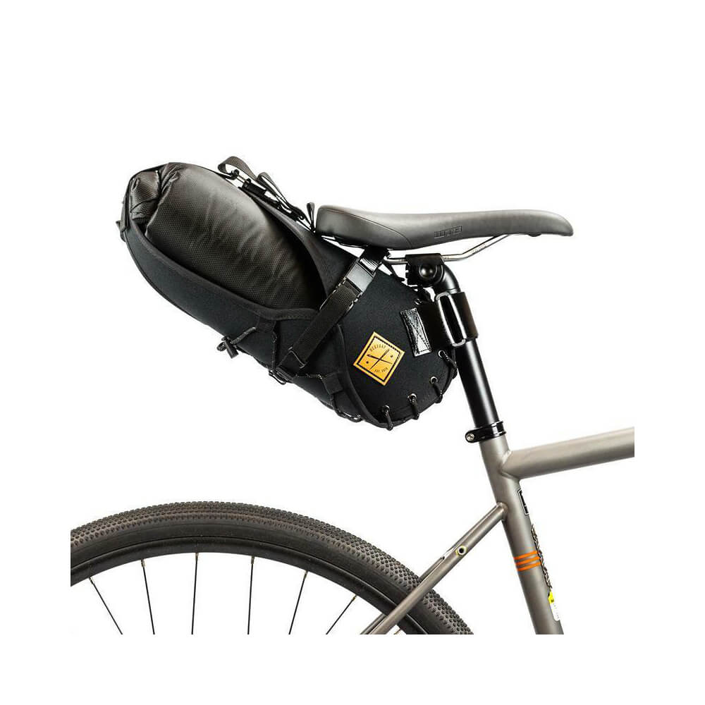 Restrap Bikepacking Saddle Bag plus Dry Bag - Black - 8L