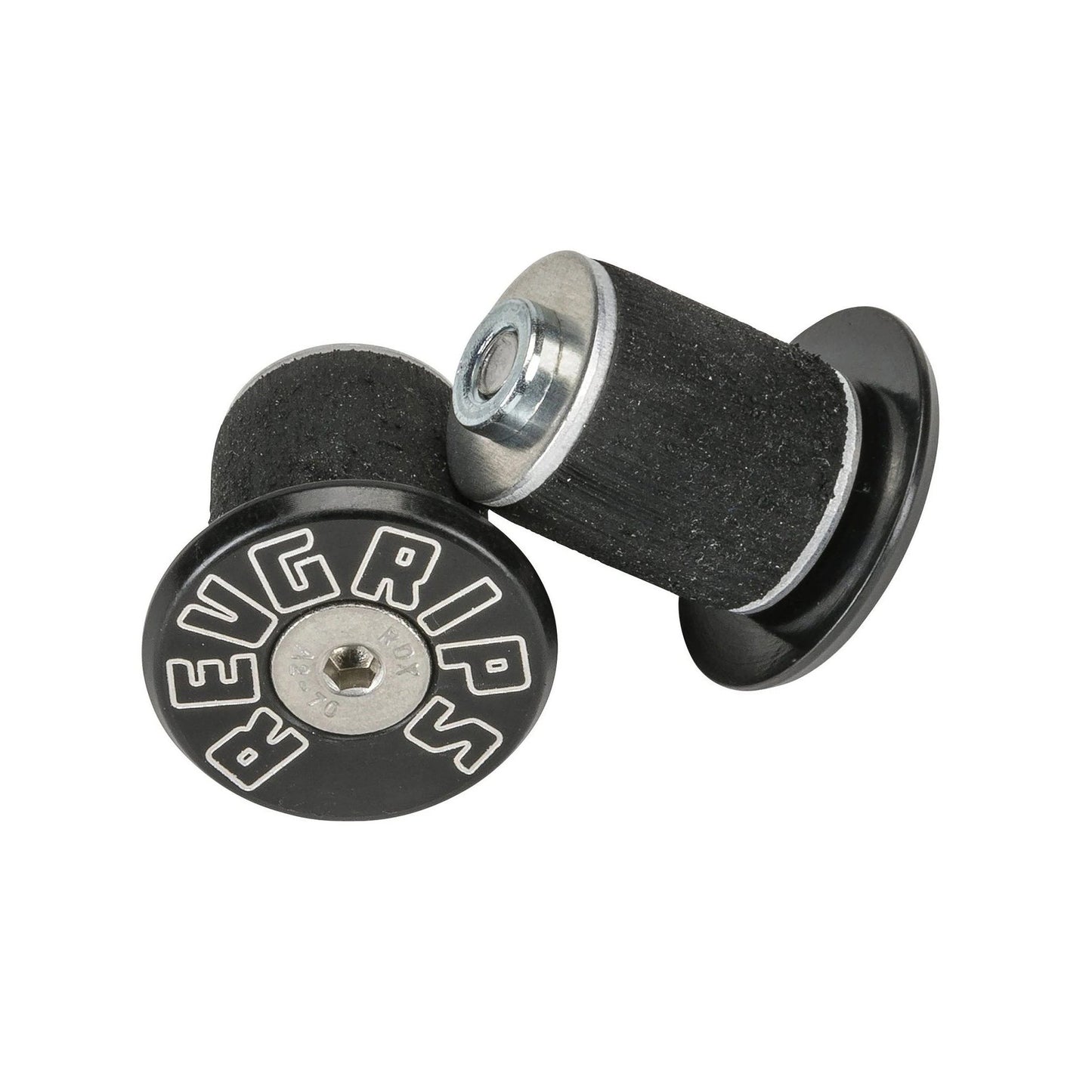RevGrips Bar End Assembly - End Plugs - Black