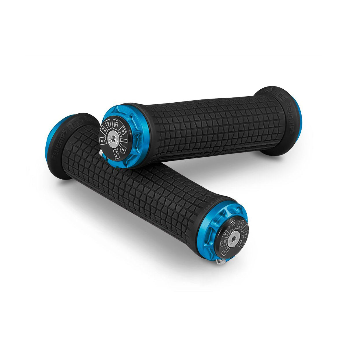 RevGrips Pro Series Grips - Black With Blue Clamps - RG6