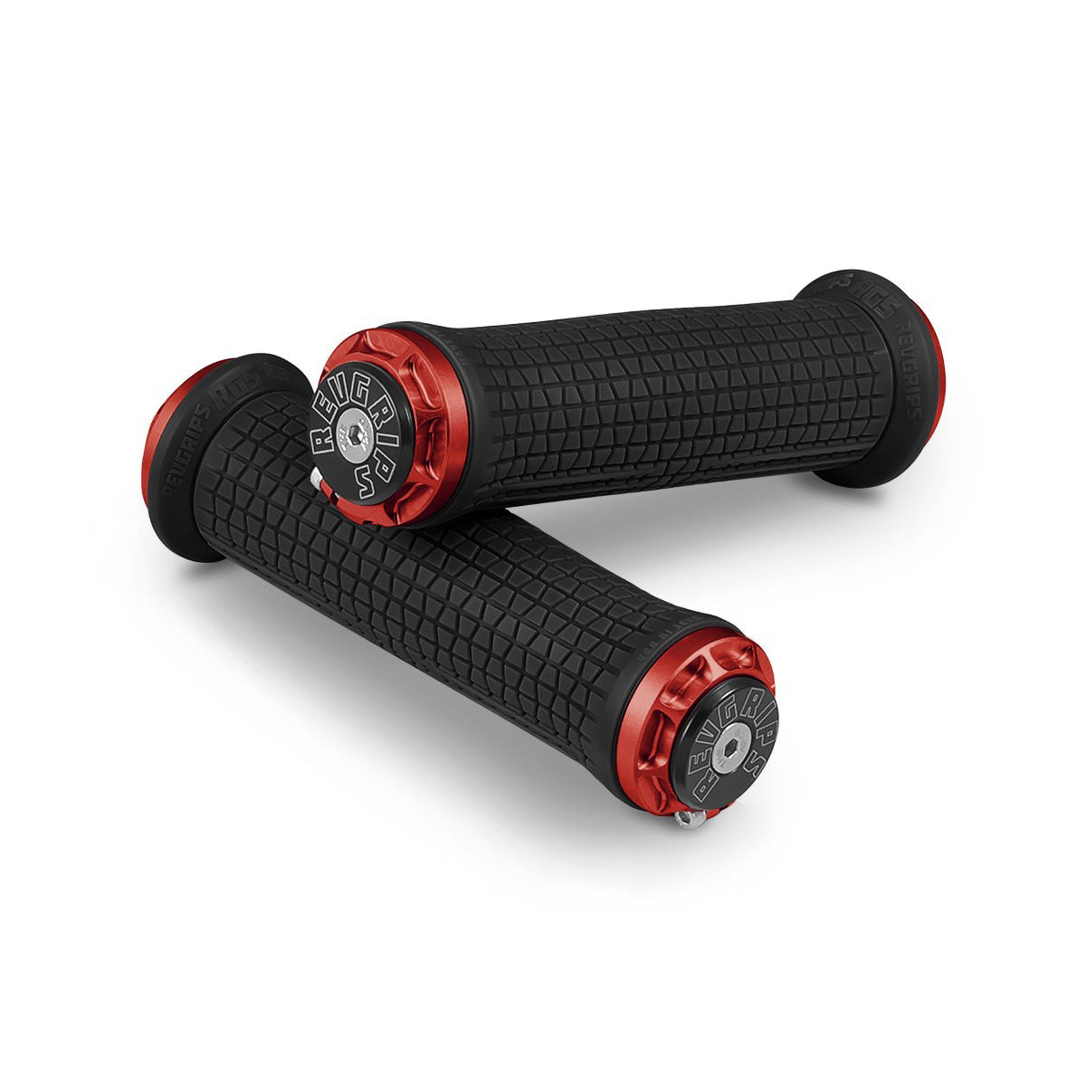 RevGrips Pro Series Grips - Black With Red Clamps - RG6