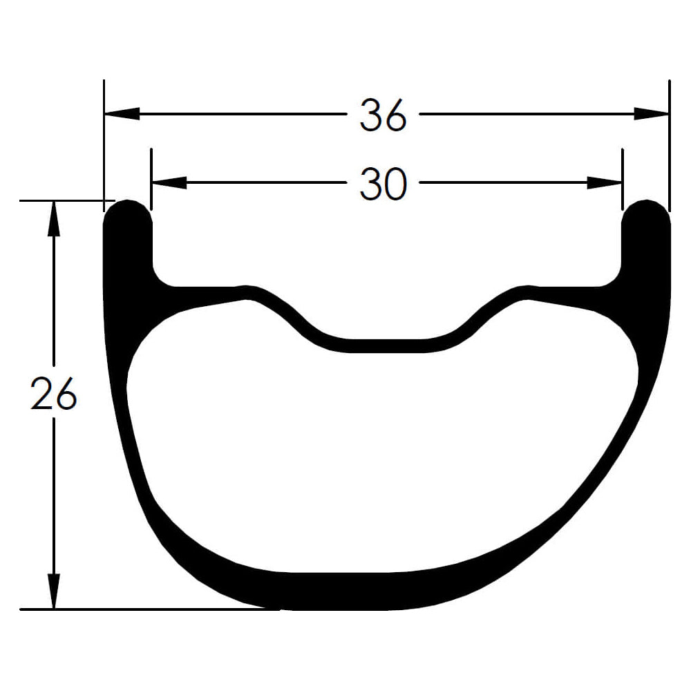 Reynolds TR 307 Carbon Wheelset - XD Driver - Black - F-15x110mm Boost R-12x148mm Boost - 6 Bolt - Front and Rear - 27.5 Inch