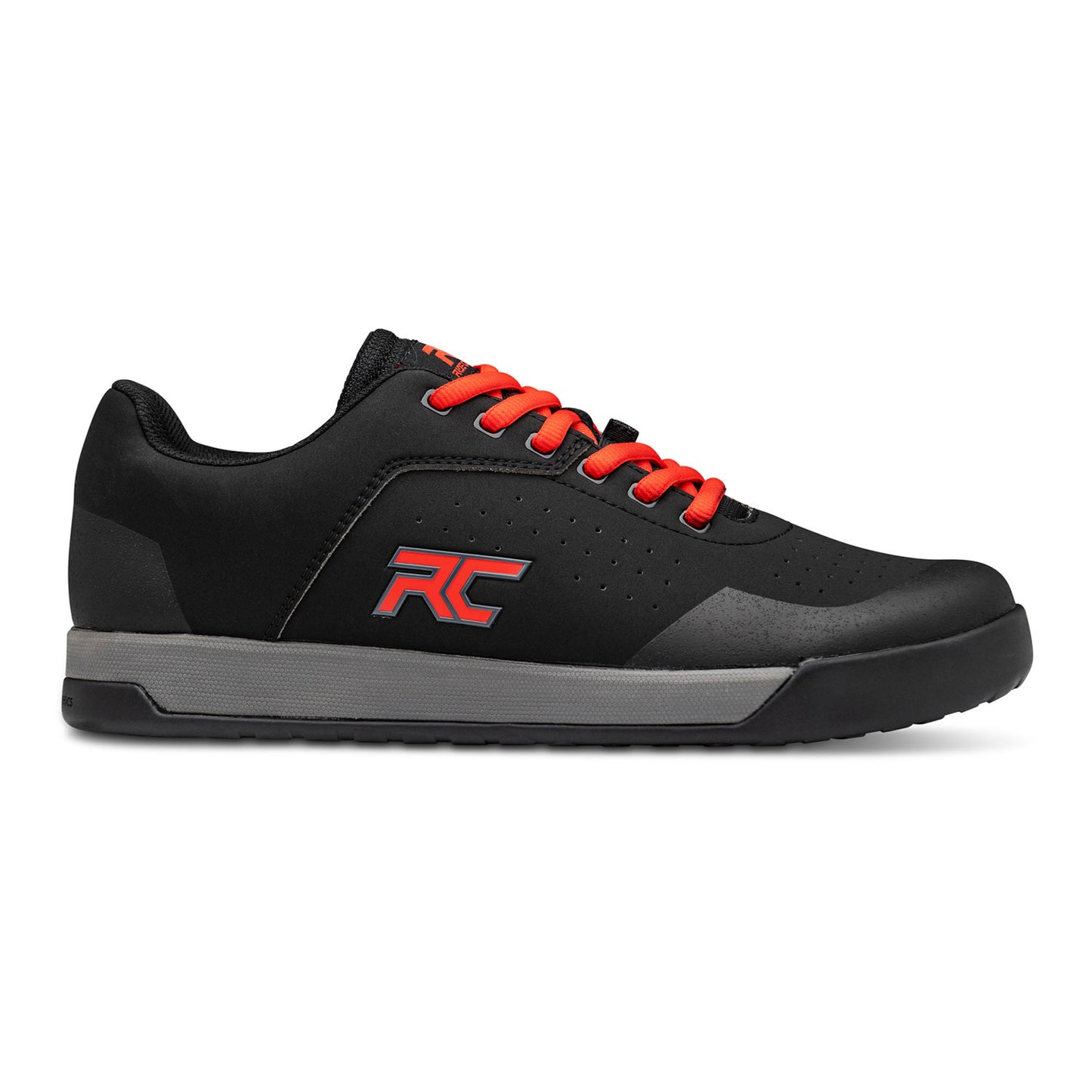 Ride Concepts Hellion Flat Shoes - US 10.0 - Black - Red