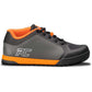 Ride Concepts Powerline Flat Shoes - US 7.0 - Charcoal - Orange