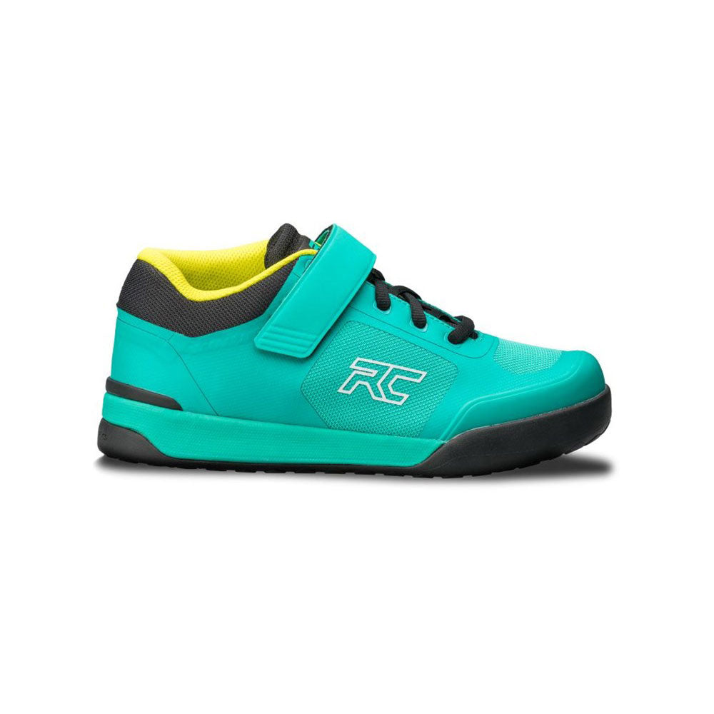 Ride Concepts Traverse Women's Clipless Shoes - US 5.5 - Teal - Lime