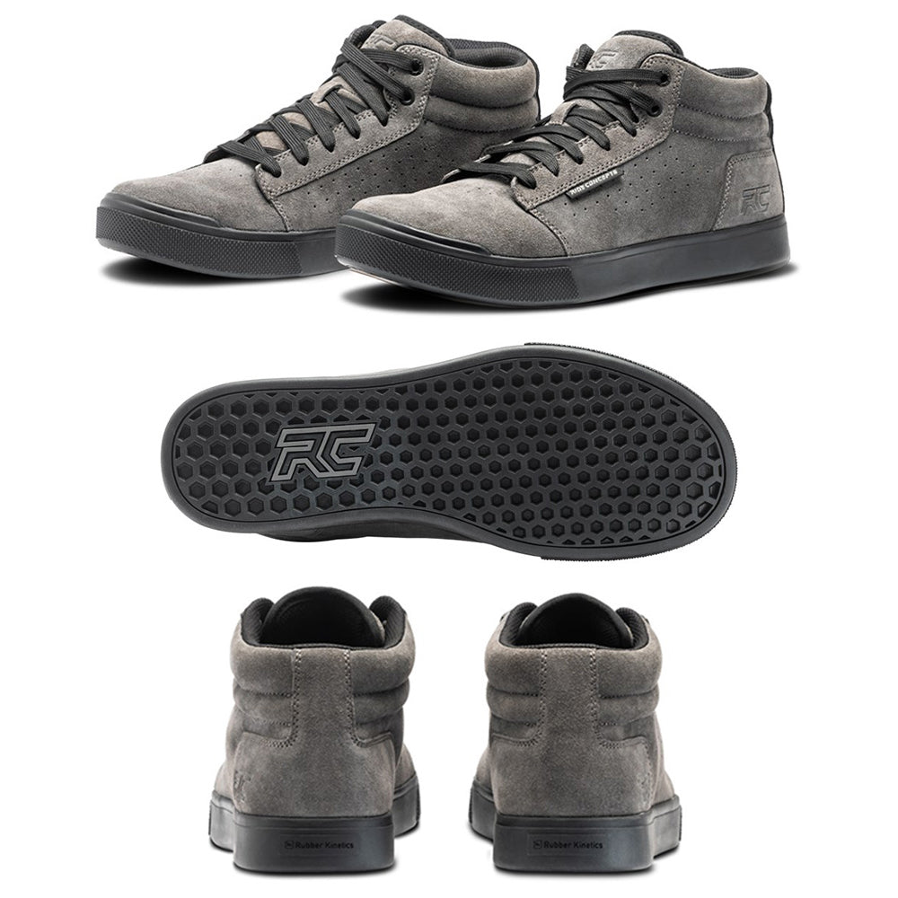 Ride Concepts Vice Mid Flat Shoes - US 9.5 - Slate