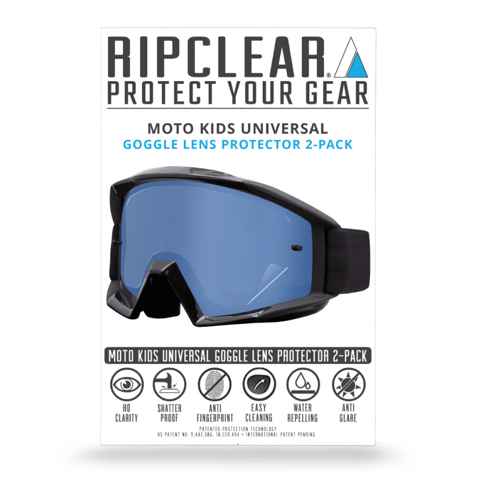 Ripclear Youth Universal Mountain Bike Lens Protector - 2 Pack - One Size Fits Most