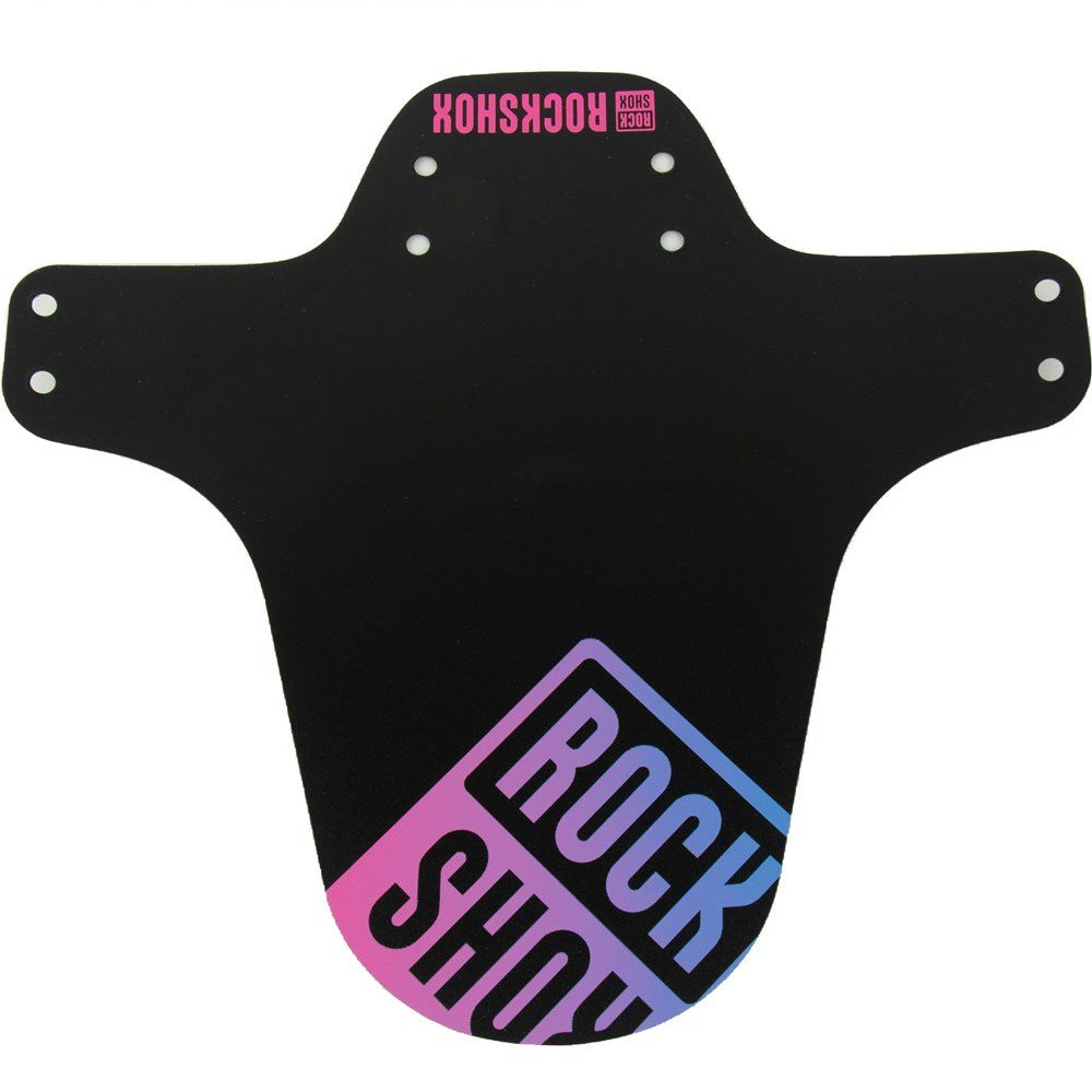 Rockshox Mud Guard Fender - Black - Pink-Blue Fade