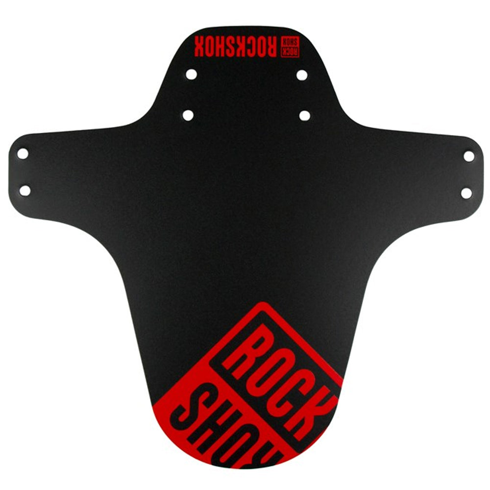 Rockshox Mud Guard Fender - Black - Oxy Red