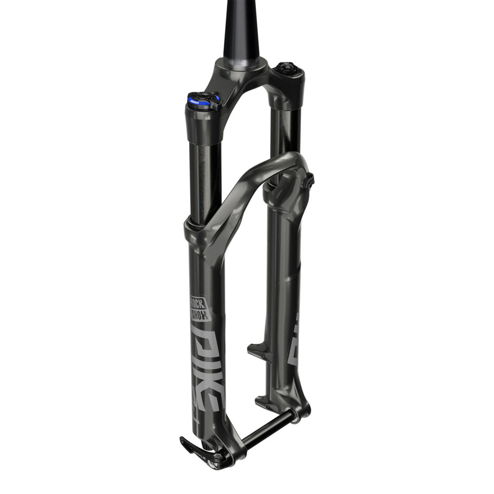 Rockshox Pike DJ Solo Air A4 Fork - Gloss Black - 15x100mm - QR Lever - 40mm - 100mm - 2021 - Tapered 1 1-8-1.5 Inch - 26 Inch