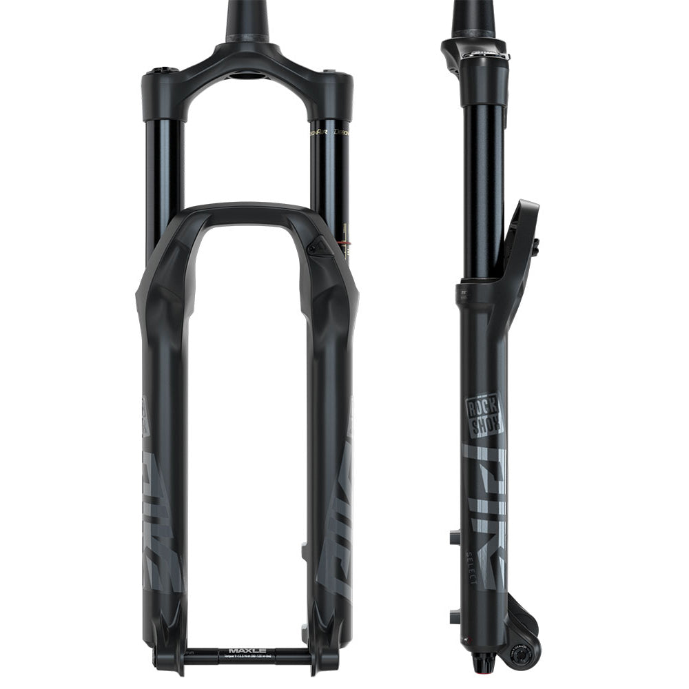 Rockshox Pike Select Charger RC Debonair B4 Fork - Diffusion Black - 15x110mm Boost - Maxle Stealth - 46mm - 150mm - 2021 - Tapered 1 1-8-1.5 Inch - 27.5 Inch