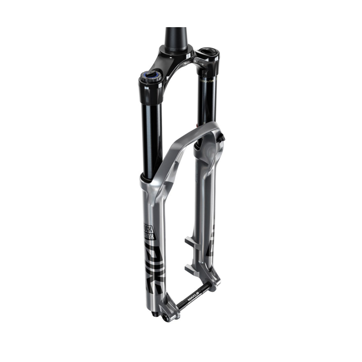 Rockshox Pike Ultimate Charger 2.1 RC2 Debonair D4 Fork - Gloss Silver - 15x110mm Boost - Maxle Stealth - 51mm - 140mm - 2021 - Tapered 1 1-8-1.5 Inch - 29 Inch